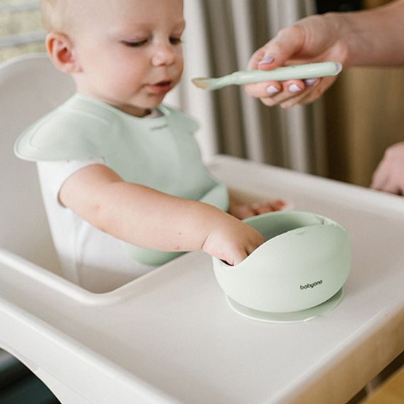 BabyOno Silikonová miska s přísavkou MINT