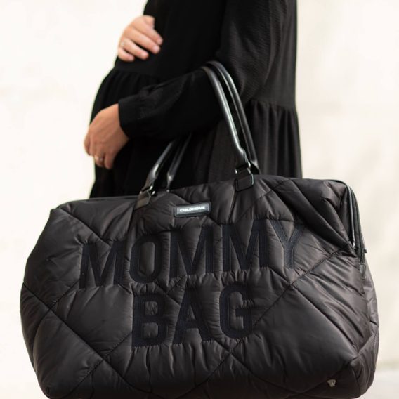 Childhome Přebalovací taška Mommy Bag Puffered Black