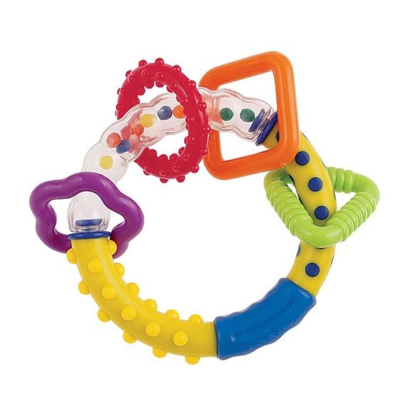 Canpol babies Chrastítko KRUH S TVARY