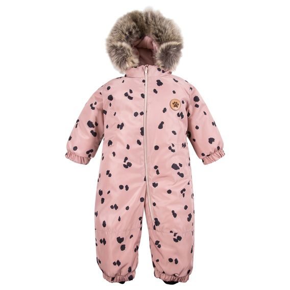 Eevi Zimní kombinéza Dogs&Spots RŮŽOVÁ