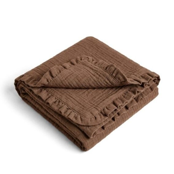 Albero Mio Mušelínová dečka ČOKOLÁDOVÁ