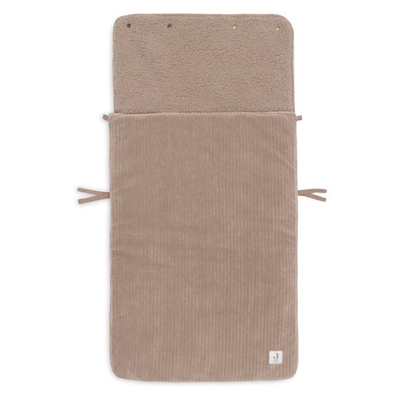 Jollein Fusak do autosedačky Cloudy Rib MILKY COFFEE