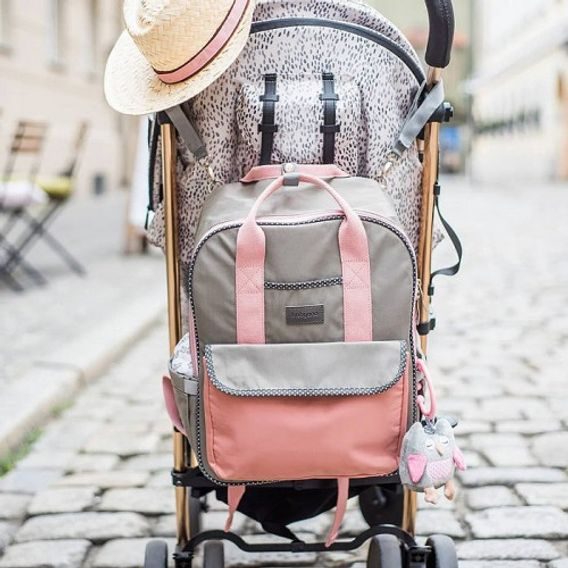 BabyOno Přebalovací batoh LONDON STYLE - GREY