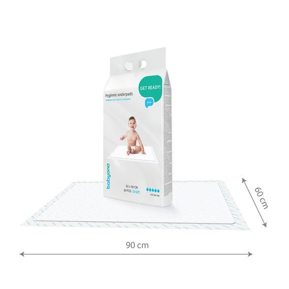 BabyOno Jednorázové hygienické podložky 60x90cm 10ks