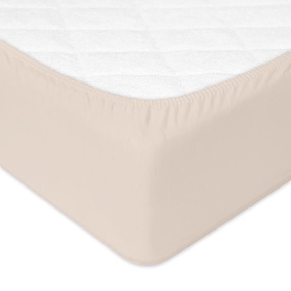 BabyMatex Nepromokavé jersey prostěradlo 120x60cm BÉŽOVÉ