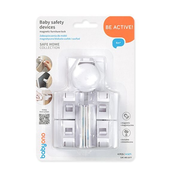 BabyOno Magnetické zabezpečení 4ks