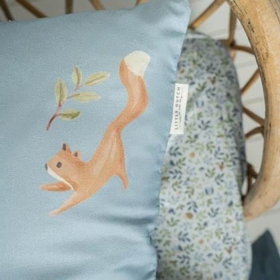 Little Dutch Povlečení organic Forest Friends Blue (100x140/60x40)