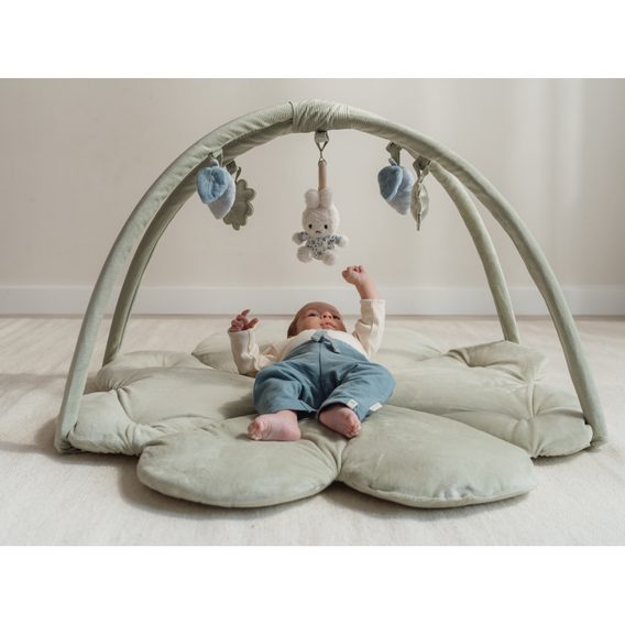 Little Dutch Hrací deka s hrazdou králíček Miffy Lucky Leaves