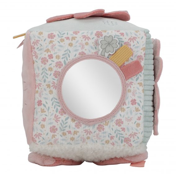 Little Dutch Plyšová kostka s aktivitami králíček Miffy Lucky Blossom