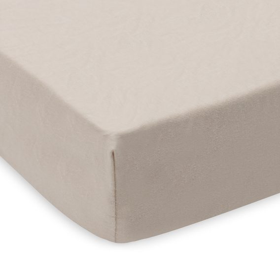 Jollein Prostěradlo napínací 2ks jersey 90x50 Oatmeal/Sand