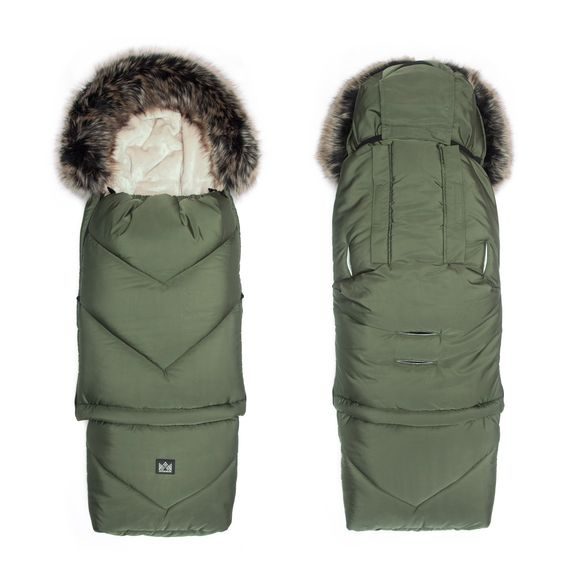 Little Elite Zimní fusak 4v1 Combi KHAKI