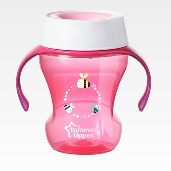 Tommee Tippee 360° hrneček na učení 230ml RŮŽOVÁ