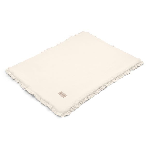 Albero Mio Zateplená mušelínová dětská deka VANILKOVÁ