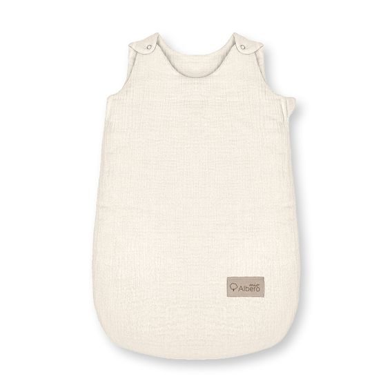 Albero Mio Mušelínový spací pytel 0-4m VANILKOVÁ (CC0)