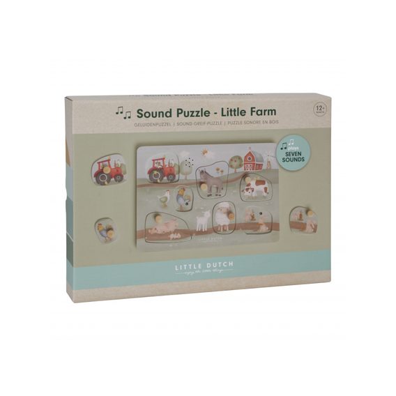 Little Dutch Hrající puzzle Farma