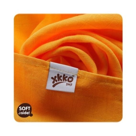 Kikko Bambusové pleny XKKO®BMB 70x70cm Colours - ORANGE 3ks