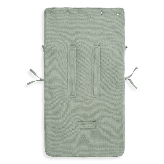 Jollein Fusak do autosedačky Basic Knit FOREST GREEN