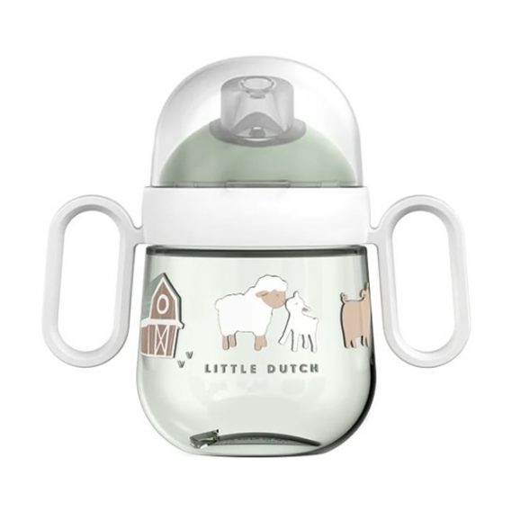 Little Dutch Hrnek s pítkem 200 ml Little Farm (6m+)