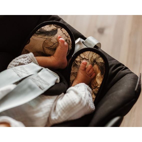 Makaszka Bambusová prodyšná podložka do autosedačky 0-18kg SAVANNA