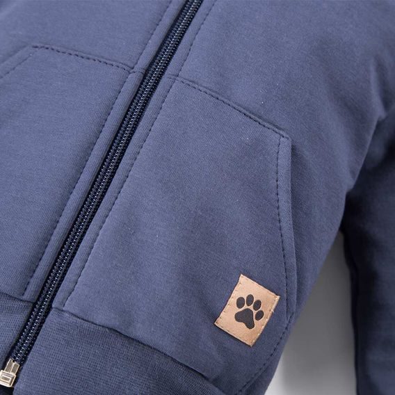 Eevi Souprava mikina + tepláčky Puppy Playtime TMAVĚ MODRÁ