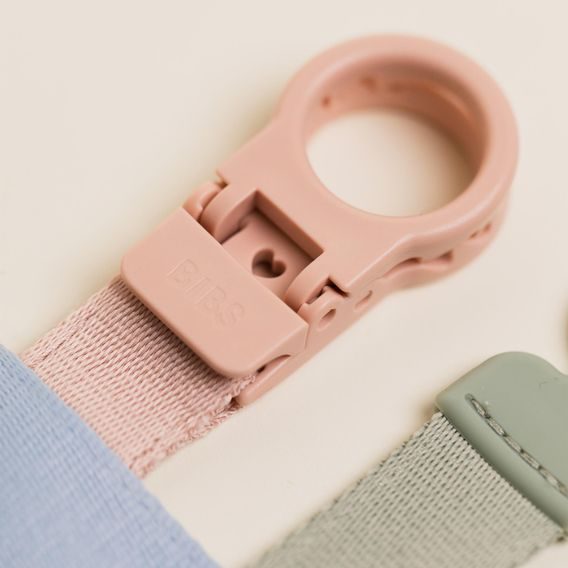 BIBS Loop Klip na dudlík DUSTY BLUE
