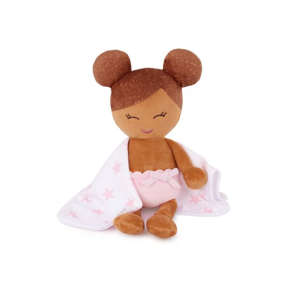 B-Toys Panenka plyšová do vany Lulla Baby Light Brown Hair