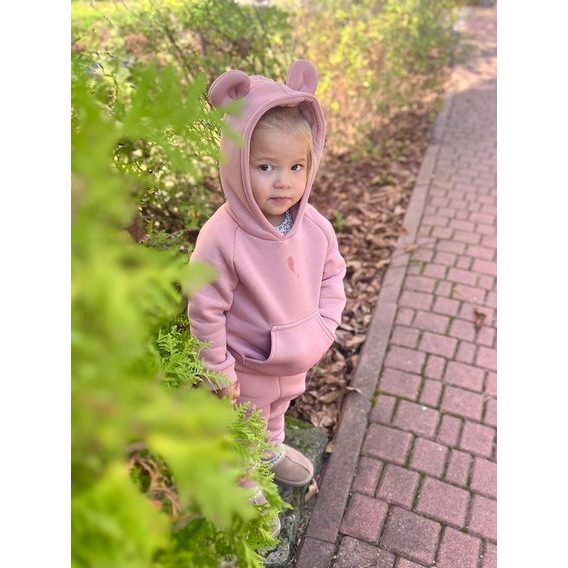 Bunnykids Teplá souprava Medvídek s klokankou HNĚDÁ