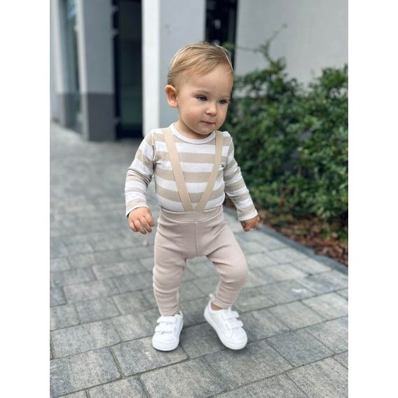 Bunnykids Legíny s kšandami BÉŽOVÁ