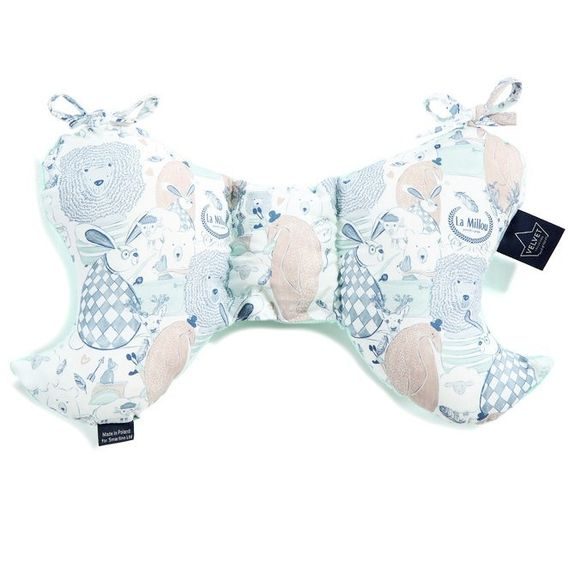 La Millou Luxusní polštářek Angel´s Wings VELVET-COTTON, LA MILLOU FAMILY - MINT