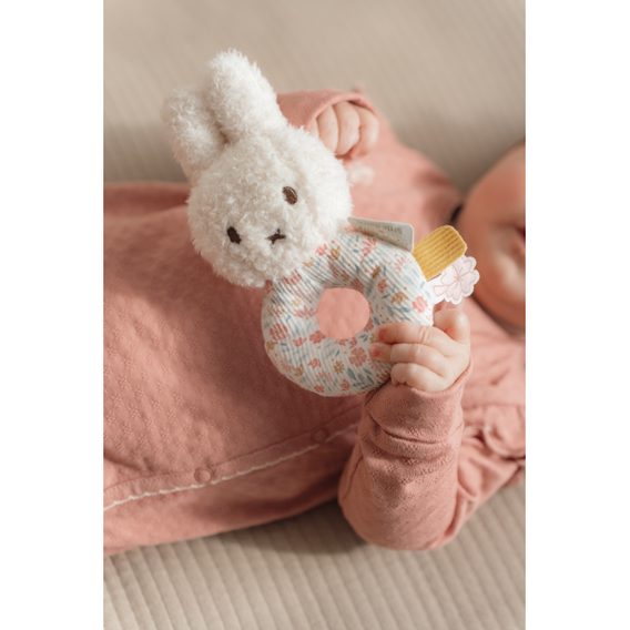 Little Dutch Chrastítko králíček Miffy Lucky Blossom