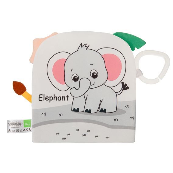 Akuku Kontrastní senzorická knížka ZOO