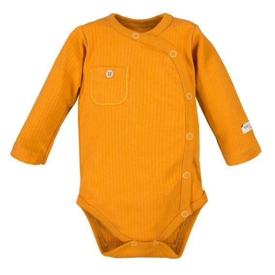 Eevi Body celorozepínací s kapsičkou Simply Comfy - MEDOVÉ