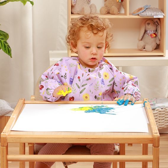 BabyOno Bryndák s rukávy omyvatelný 6m+ GARDEN