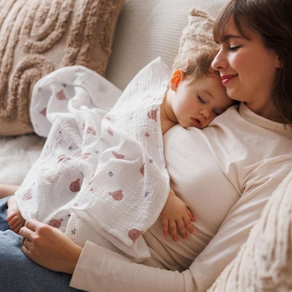 BabyOno Mušelínové pleny 3ks MEDVÍDCI