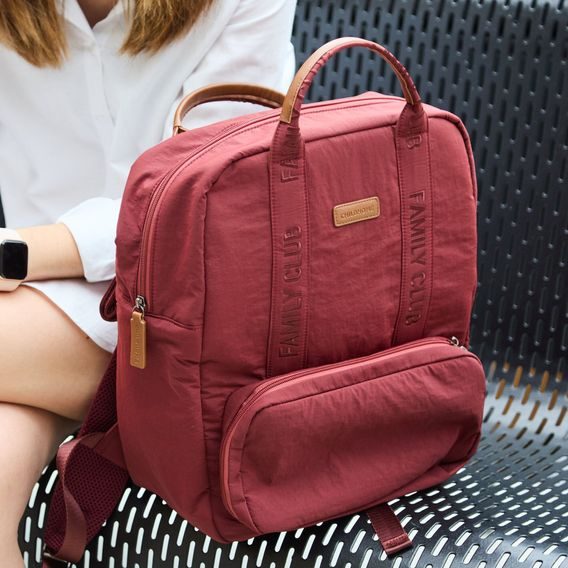 Childhome Přebalovací batoh Family Club Signature Urban Burgundy