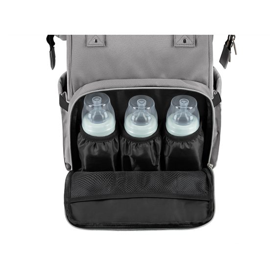 KikkaBoo Přebalovací batoh Siena Light Grey