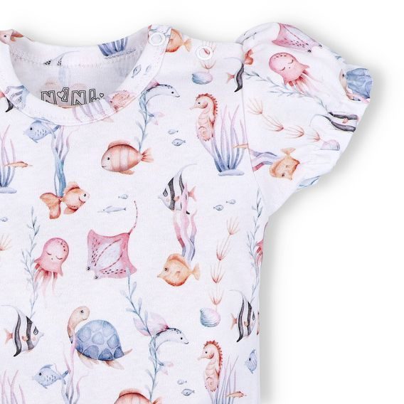 NINI Body krátký rukáv Ocean Girl MOŘSKÁ ZVÍŘÁTKA