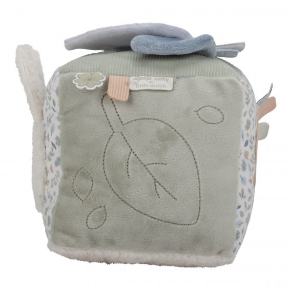 Little Dutch Plyšová kostka s aktivitami králíček Miffy Lucky Leaves