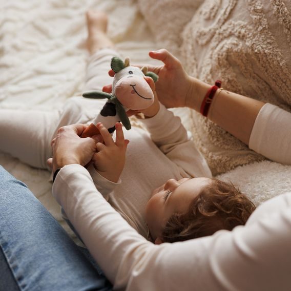 BabyOno Pískátko Kravička BINGO