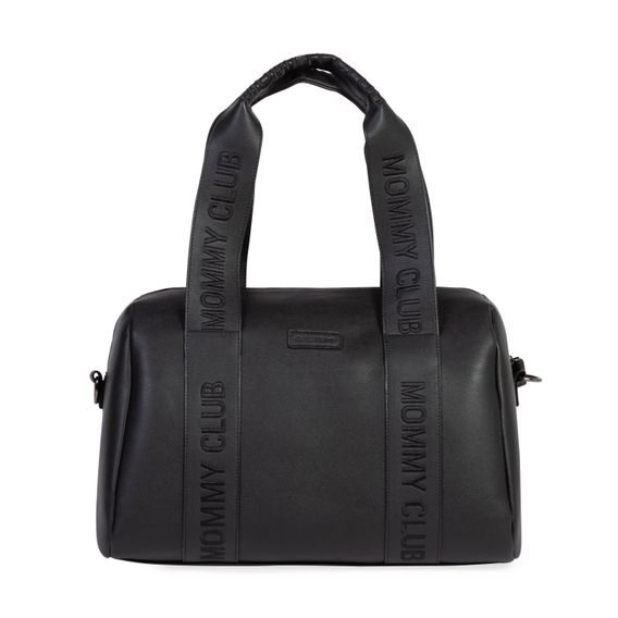 Childhome Přebalovací taška Mommy Club Signature Vegan Leather Black