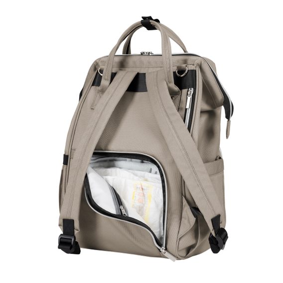 KikkaBoo Přebalovací batoh Siena Beige