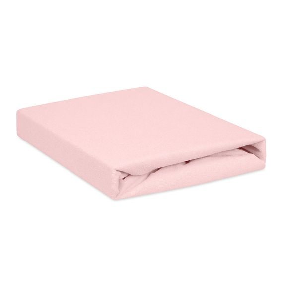 BabyMatex Nepromokavé froté prostěradlo 140x70cm SVĚTLE RŮŽOVÉ