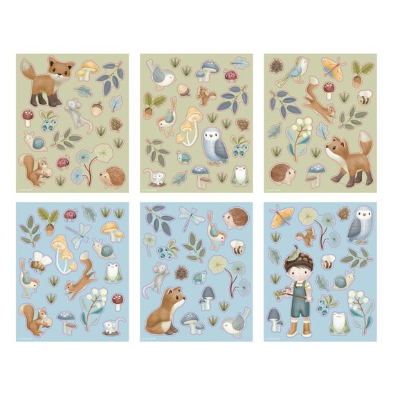 Little Dutch Sada se samolepkami Forest Friends