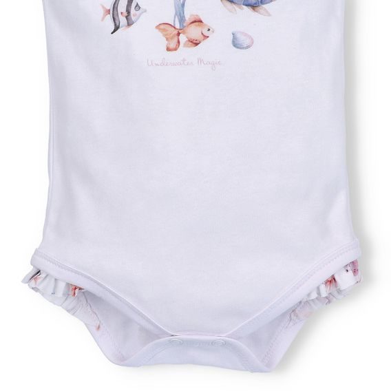 NINI Body krátký rukáv Ocean Girl BÍLÉ