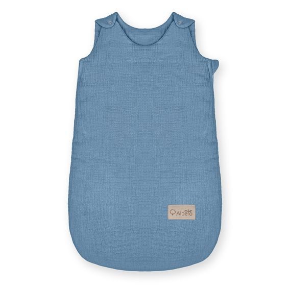 Albero Mio Mušelínový spací pytel 4-12m MODRÁ (CC7)