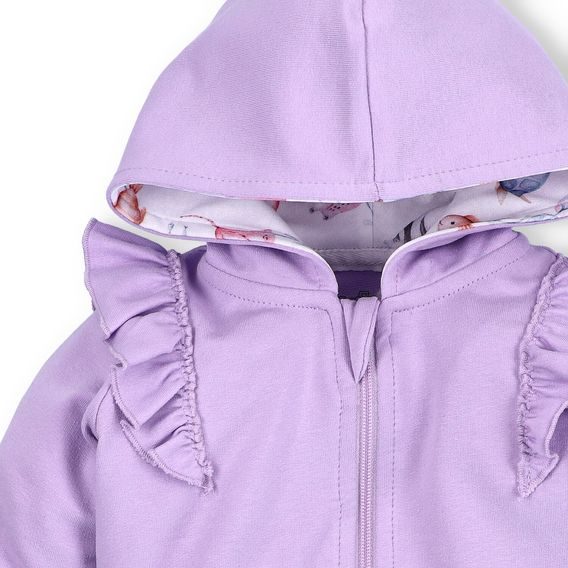 NINI Mikina s kapucí Ocean Girl LILA