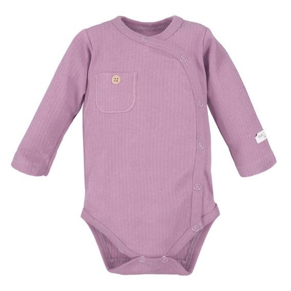 Eevi Body celorozepínací s kapsičkou Simply Comfy - VŘESOVÉ