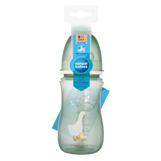 Canpol babies Láhev se širokým hrdlem GOOSE 240ml