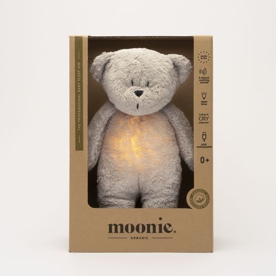 MOONIE Usínáček medvěd 2.0 Organic GREY