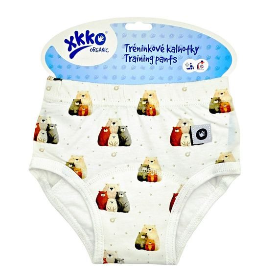 Kikko Tréninkové kalhotky XKKO Organic BEAR FAMILY